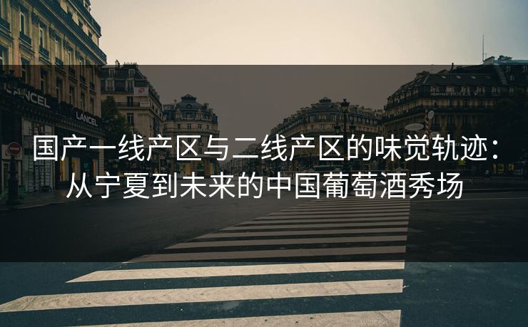 国产一线产区与二线产区的味觉轨迹：从宁夏到未来的中国葡萄酒秀场